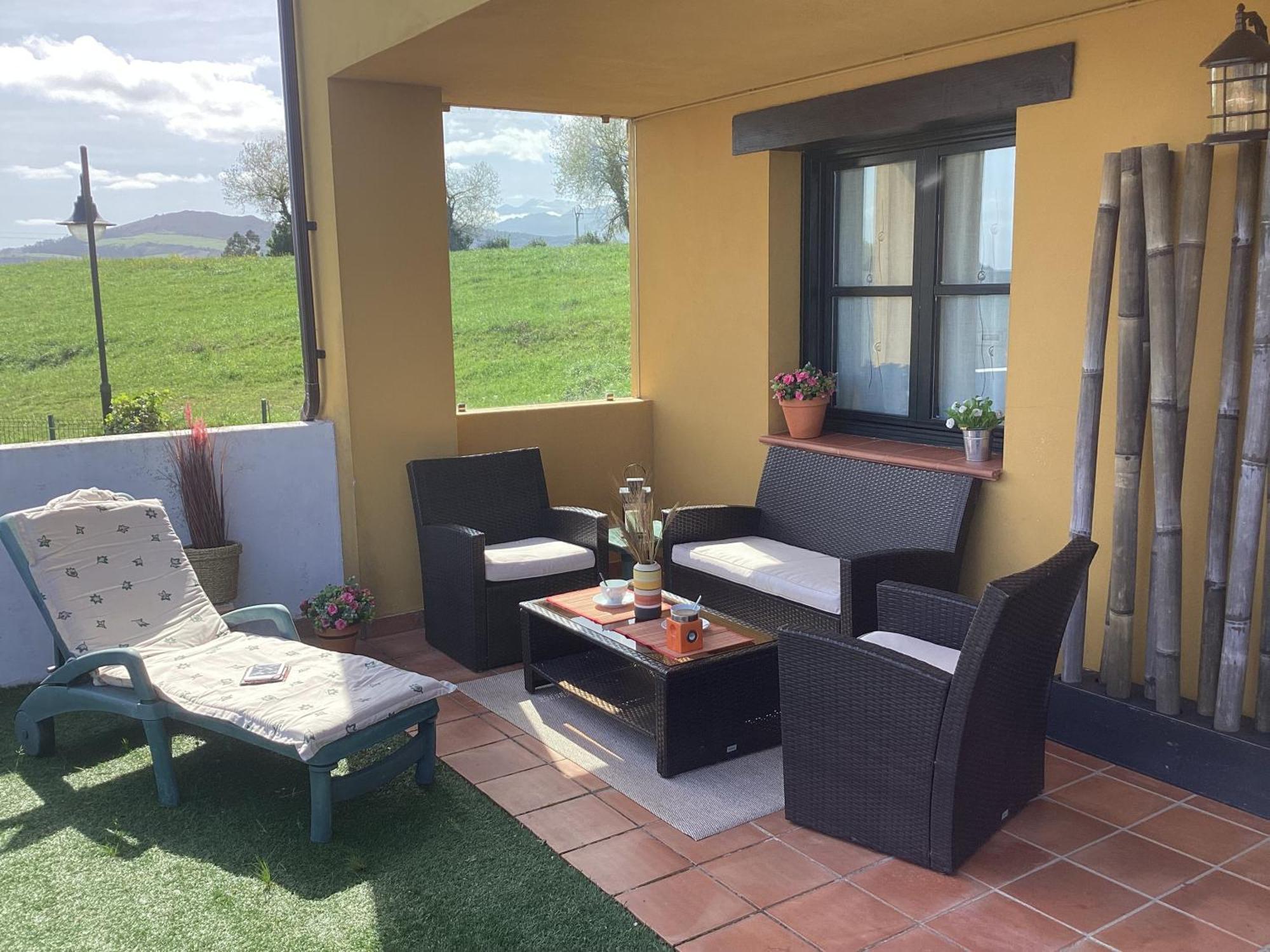 El Hogar De La Castanera Apartment Colombres Luaran gambar